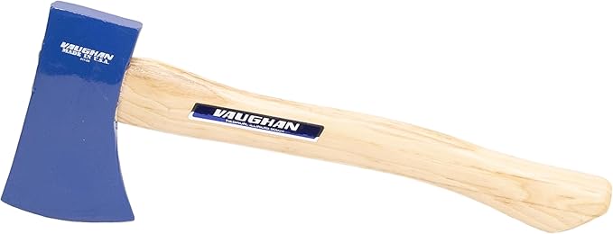 VAUGHAN Hand Camp Axe, Made in The USA, 14 Inch Hickory Handle, VN33220