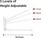 6Pack Shoe Slots Organizer for Closet Shoe Stacker Shoe Rack Organizer for Closet Space Saver Storage Holder Organization (Clear)