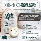 No More Dryer Sheets! XL Wool Dryer Balls 6-Pack, Reusable Laundry Softener & Static Reducer, Eco-Friendly, Long-Lasting, Safe for Sensitive Skin