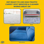 Zep High Traffic Carpet Cleaner - 1 Gallon (Case of 2) ZUHTC128 - Penetrating Formula Removes Deep Stains; Making High-Traffic Areas Look New Again