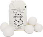 Wool Dryer Balls XL 6-Pack - 100% Pure New Zealand Wool, Ecoigy Natural Fabric Softener, Reduces Wrinkles & Drying Time, Ideal for Essential Oils, Dryer Sheets Alternative,Dryer Balls Laundry Reusable