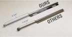 12" Valet Rod Standard for Closet Satin Brass SB Metal