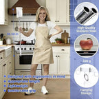 Clip on Mini Mop for Kitchen Counter & Floor – No Wash & Cloth Changing Lazy Mop | Automatic Gripping & Zero-Touch Snap-Grip System with 20 Cloths