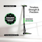 Weed Puller Tool with Long Adjustable Handle (36", 40", & 45"), Quick-Release Weed Ejector Mechanism, Lightweight Aluminum Stand-Up Heavy Duty Weed Remover, 4-Claw Head & Foot Pedal for Easy Weeding