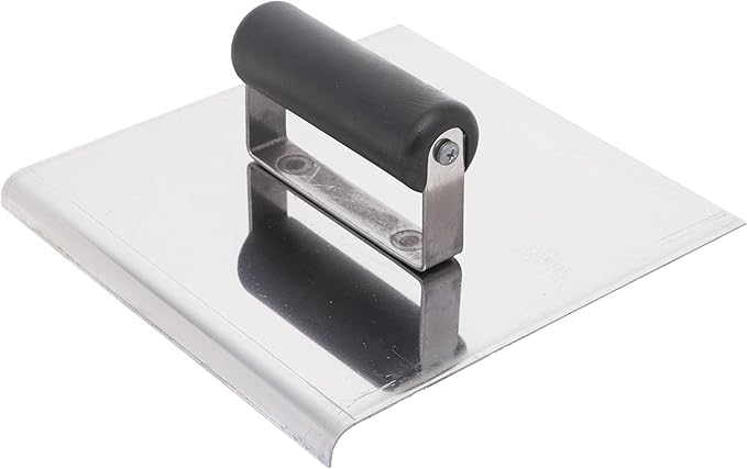 MARSHALLTOWN QLT Stainless Steel Hand Edgers, Plastic Handle Material, 203mm Length, 203mm Width, 19mm Radius, 22mm Lip, Made In The USA, CE530SP