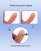 Polishing and Repair Kit for Acrylic Base and Reline Materials, At-Home Care to Adjust Sore Spots, Smooth Rough Edges, Remove Hardened Glue, Clean Stubborn Stains and Restore Shine