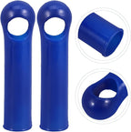VALICLUD 2pcs Broom Handle Grips Replacement 19mm Mop Rod Sleeve Dark Blue Broom Accessories Dustpan Pole Handle for Household Floor Cleaning