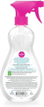 Stain Remover Spray by Dapple Baby, Fragrance Free, 16.9 Fl Oz Spray Bottle - Plant-Based & Hypoallergenic - Baby Laundry Stain Remover for Clothes & Cloth Diapers (Pack of 2)