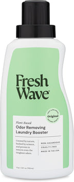 Fresh Wave Odor Removing Laundry Booster, 24 fl. Oz. | Laundry Scent Booster | Safer Odor Relief | Natural Plant-Based Odor Eliminator | Pet Bedding, Activewear, Blankets, Clothes & Fabrics