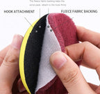 Utoolmart 5 Inch Scrubber Scouring Pads Scuffing Disc Hoop and Loop Surface Conditioning Disc Red 8Pcs