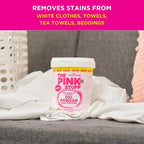 Stardrops - The Pink Stuff - The Miracle Laundry Oxi Powder Stain Remover Specifically Formulated for Whites, 1 kg