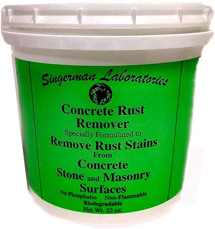 Singerman Laboratories Rust Remover for Concrete (22 oz makes one gallon)