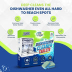 True Fresh Dishwasher Cleaner & Deodorizer Tablets 24-Pack – Deep Clean, Fresh, Sparkling Dishwasher Cleaning Tablets for Spray Arms, Filters & Drains – Removes Grease, Residue & Hard Water Buildup