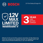 Bosch GXL12V-220B22 12V Max 2-Tool Combo Kit with 3/8 In. Drill/Driver, 1/4 In. Hex Impact Driver and (2) 2.0 Ah Batteries