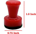 THE MAGIC CLEANER - The Magnetic Glass Cleaner for All Glass Devices, Water Pipes, Glass Pipes, and Unique Glasses - Reusable Scrubber Pads - Safe on Glass! - Resin Remover! (Red)