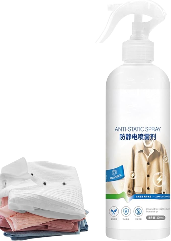 Static Guard Spray - Anti-Static Spray For Clothes, Static Cling Remover Spray | Fabric Spray For Clothes, Static Control Spray For Home, Travel-Friendly Anti-Cling Spray, Easy-to-Use, frash Scent Sta