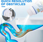 2026 Upgraded Sink and Drain Cleaner, Sink Drain Cleaning Powder, Multi-functional Pipe Unclogging Solution for Kitchen and Bathroom, Fast Acting Clog Remover for Home Users (2PCS)