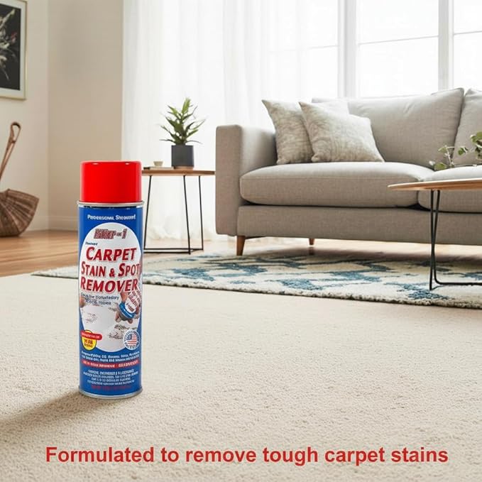 Carpet Spot Remover, Stain and Red wine Remover and Spot Treatment for Oil, Grease, Urine, Cleaning Performance for Rugs, Upholstery, Fabrics (18 Fl Oz (Pack of 1))