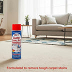 Carpet Spot Remover, Stain and Red Wine Remover and Spot Treatment for Oil, Grease, Urine, Cleaning Performance for Rugs, Upholstery, Fabrics. 18 Fl oz Pack of 1 (108 Fl Oz (Pack of 6))