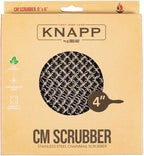CM SCRUBBER Knapp Made Original 4" Chainmail Scrubber - Cleaner For Cast Iron, Stainless Steel, Hard Anodized Cookware and Other Pots & Pans