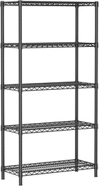 SINGAYE Shelf Closet Wire Shelving：Adjustable Metal Unit for Laundry Room Organization Bathroom Kitchen Home Garage Storage Pantry Rack Shelves