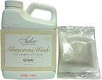 Tyler Candle Company Wash Diva 16 Fl oz HE, BZ Laundry Detergent/with Glamorous Sachet Single Pouch L