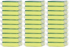 30 Pack Sponge Individually Wrapped, Non Scratch Scrouing Sponges for Household Cleaning, Dishes, Kitchen, Apartment, Car, Bike