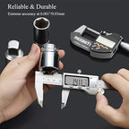 Digital Caliper, IP54 Waterproof Stainless Steel Caliper Measuring Tool, Vernier Caliper with Huge LCD Screen, Auto - Off Feature, Inch and Millimeter Conversion (6 Inch /150 mm)
