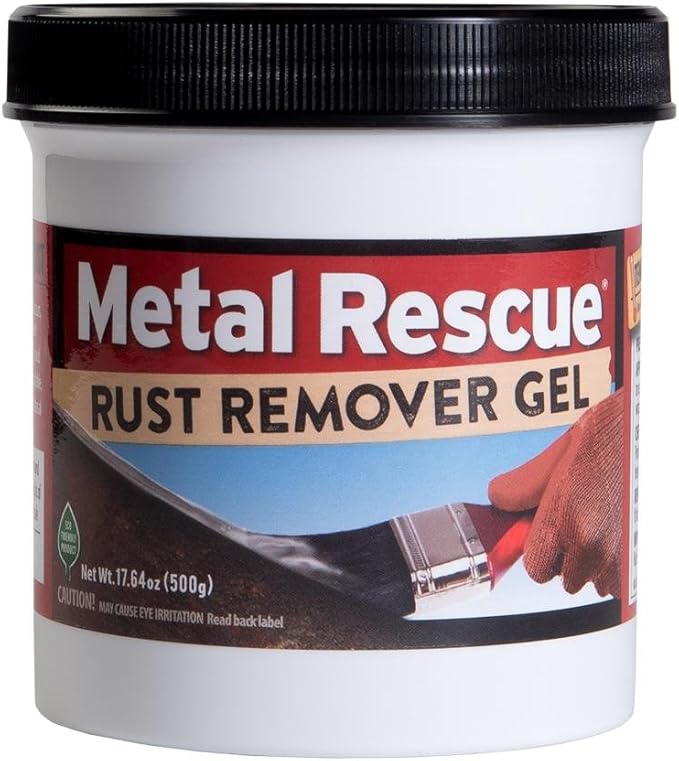 Workshop Hero WH003227 Metal Rescue Rust Remover Gel, 17.64 fl. oz., 1 Pack