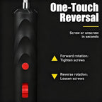 Cordless Electric Screwdriver Rechargeable, Portable Automatic Home Repair Tool Kit with 12pcs Bits and USB Cable, Electric Screwdriver Sets