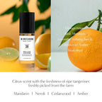 W.Dressroom No.38 Tangerine Farm Living Clear Perfume, Body Mist & Fabric Spray Deodorizer, Alcohol-Free Water-Based, Odor Neutralizer for Clothes, Bedding & Room, Travel Size 2.36 oz