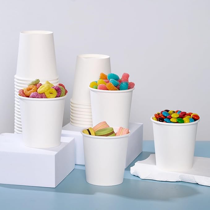 Turbo Bee 1200Pack 4oz Disposable Paper Cups,Disposable Espresso Cups,Coffee Cups, Hot/Cold Beverage Drinking Cups for Party, Travel and Events