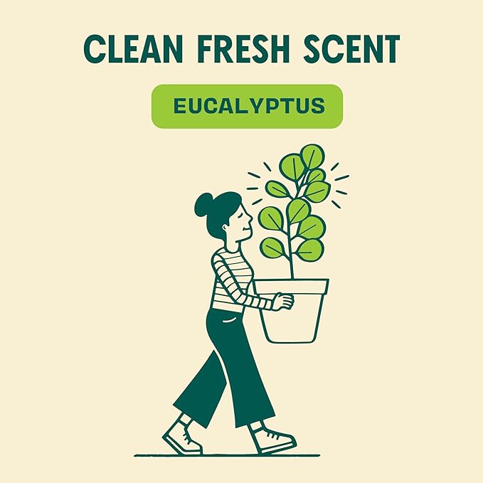 Aunt Fannie's Natural Cleaning Vinegar Wipes, Multipurpose Surface Cleaner, Eucalyptus Scent, 35 Count (Pack of 1)