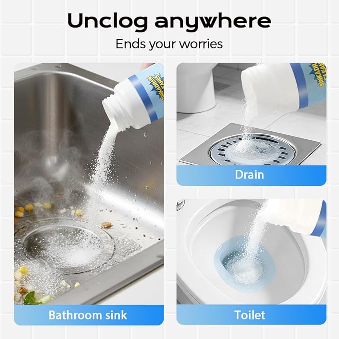 2026 New Sink and Drain Cleaner, Upgraded Kitchen Drain Cleaner, Multi Functional Clog Remover for Home Use, Professional Shower Drains Cleaning for Bathroom (2)