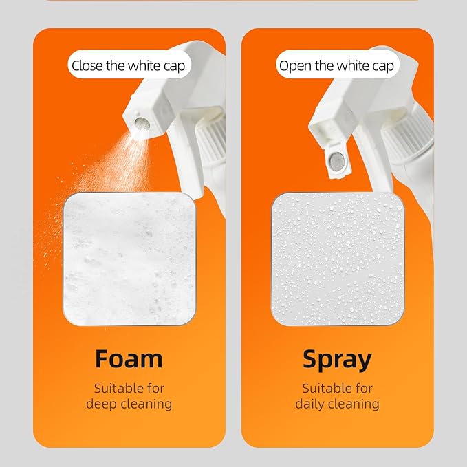 Botare Bathroom Shower Cleaner, Daily Household Powerful Cleaner Spray for Tile, Bathtub, Glass & Wall, Lemon Scent