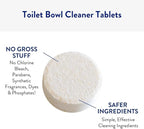 THE CLEAN PEOPLE Toilet Bowl Cleaner | Eco Friendly Toilet Bowl Cleaner Tablets for Removing Hard Water Stains, Rust, and Limescale Buildup (12 Count)