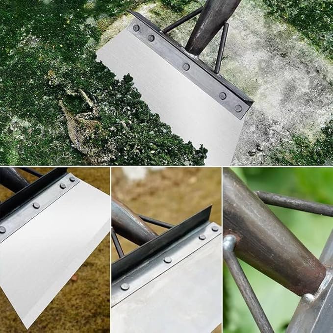Multifunctional Heavy Duty Garden Tool - 10'' Flat Shovel for Digging, Lawn Edging, and Weed Removal (1pc)