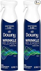 Downy Wrinkle Releaser Fabric Spray - Fresh Scent - Net Wt. 9.7 OZ (275 g) Per Can - Pack of 2 Cans