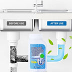 Powerful Pipe Dredging Agent, 2025 Upgrade Powerful Pipe Cleaner, Sink And Drain Cleaner, Pipeline Dredging Agent, Kitchen Sink Drain Cleaner for Kitchen, Bathroom (1PCS)