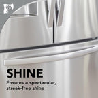 Weiman Stainless Steel Cleaner & Polish Kit, 1 Wipes & Cloth, Anti-Fingerprint, Removes Grease, Water Spots, Streaks & Residue, Polishing Cleaner Safe for Appliances, Chrome, Sinks & Grill Exteriors