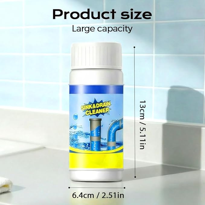 2026 New Sink and Drain Cleaner, Upgraded Kitchen Drain Cleaner, Multi Functional Clog Remover for Home Use, Professional Shower Drains Cleaning for Bathroom (1)