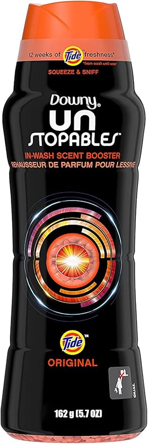Downy Unstopables in-Wash Scent Booster - Tide Original Scent - Net Wt. 5.7 OZ (162 g) Per Bottle - One (1) Bottle