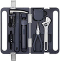HOTO 18-Piece Tool Kit, Electric Screwdriver w/LED, 3 Torque, 10 Bits, Basic Home Tool Kit - Compact & Portable w/Hidden Buckle, Home Repair Set for DIY Projects/Dorm Repairs/Assembling