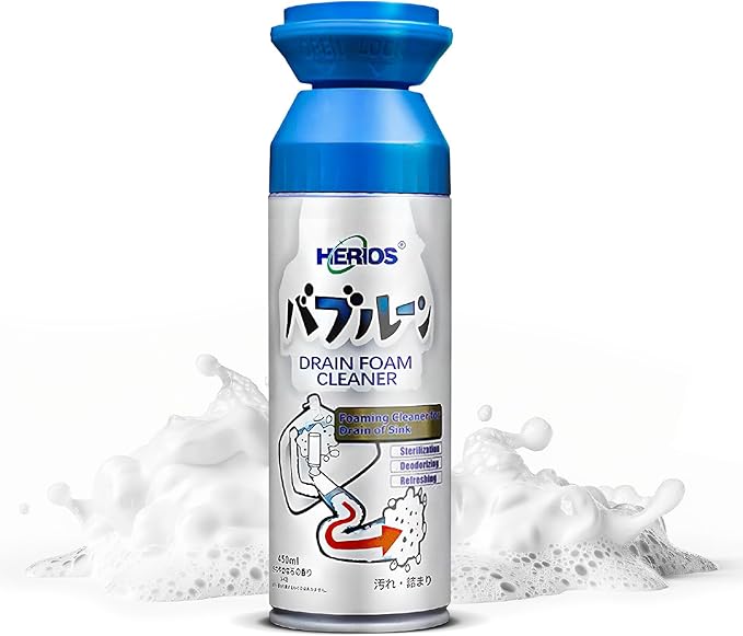 Foam Drain Cleaner - Foam Sink Cleaner In a Can - Drain Hair Clog Remover For Bathroom Sink - Cleaning Accessories - Bathroom Cleaning Supplies