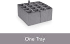 Covermates Keepsakes - Adjustable Zip-Top Storage Box - Configurable FlexGrid Compartments - Heavy Duty Polyester- Reinforced Handles - Stackable Design - Indoor Storage, Beige Heather