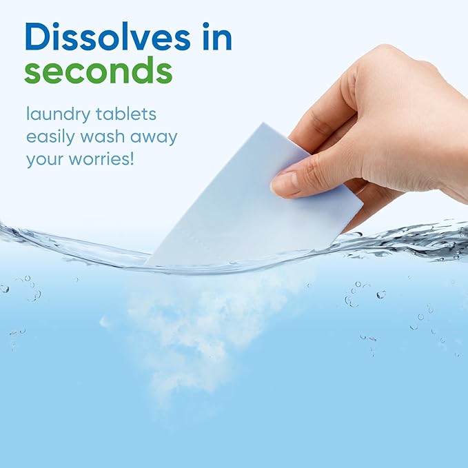 Laundry Detergent Sheets 150 Counts 300 Small Loads Travel Laundry Sheets ECO-friendly,No Plastic Clothes Washing Soap-Lavender