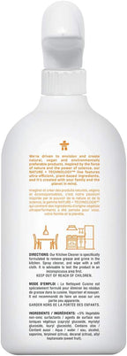 ATTITUDE Kitchen Cleaner Spray, EWG Verified, Powerful Degreaser, Cuts Grease & Grime, Plant-Based & Vegan, Citrus Zest Scent, 27.1 Fl Oz (Pack of 2)