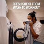 HEX Performance Laundry Detergent Packs for Activewear & Technical Fabrics, Deep Odor & Sweat Removal Without Fragrance, Eco-Friendly Biodegradable Formula, HE Compatible, Unscented, 75 Count