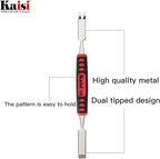 Precision Tweezers Set, Kaisi 10 PCS ESD Tweezer Set, Anti-Static Stainless Steel Tweezers Kit Curved Tweezers for Craft, Jewelry, Electronics, Laboratory Work