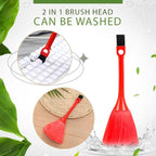 ZORZA 3Pcs Mini Dusting Brush Fluffy Microfiber Duster Anti Static Keyboard Brush Computer Screen Brush Dusting Tools for Electronics' Dusting Needs(3 Colors)